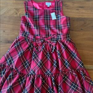 The Children's Place Red and Black Plaid Dress